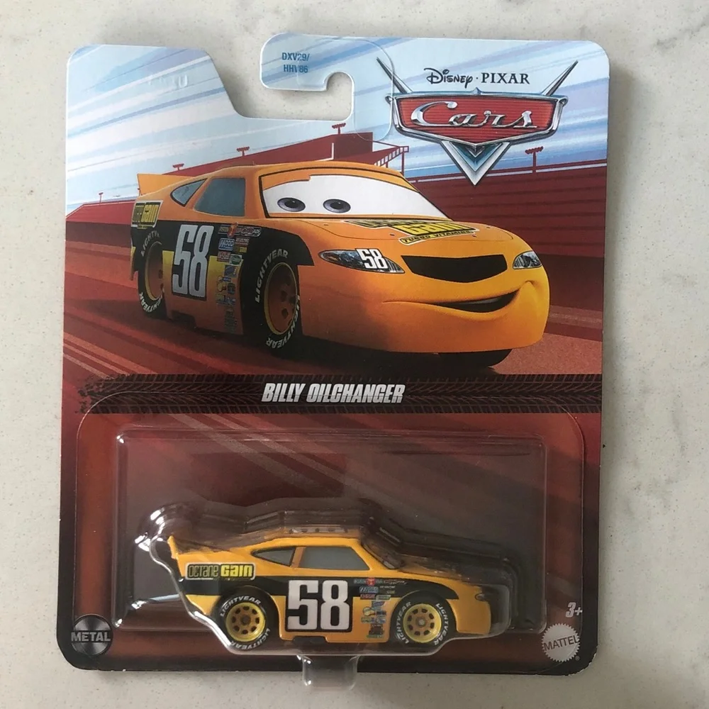 Mattel Disney Pixar Cars Yellow Billy Oilchanger Die-Cast Car